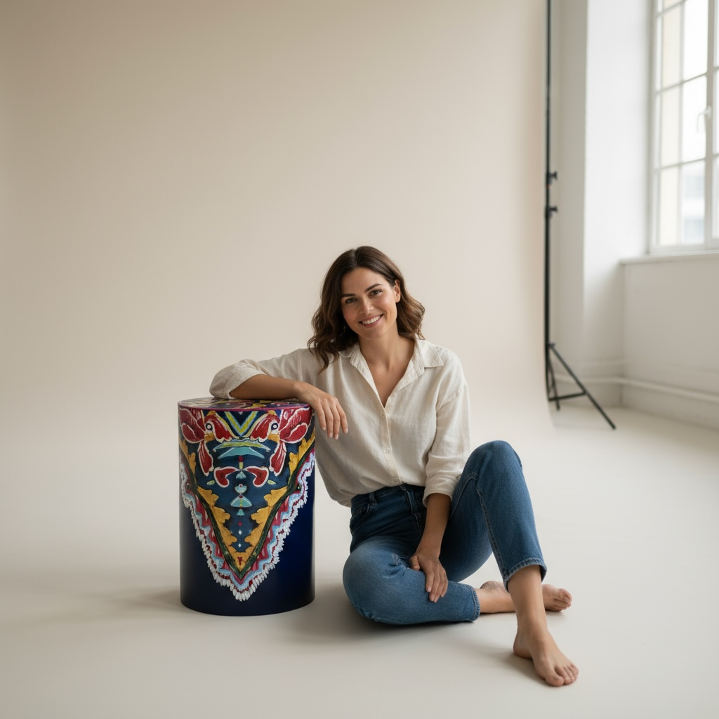 Gipsy Mas Ahşap Sehpa