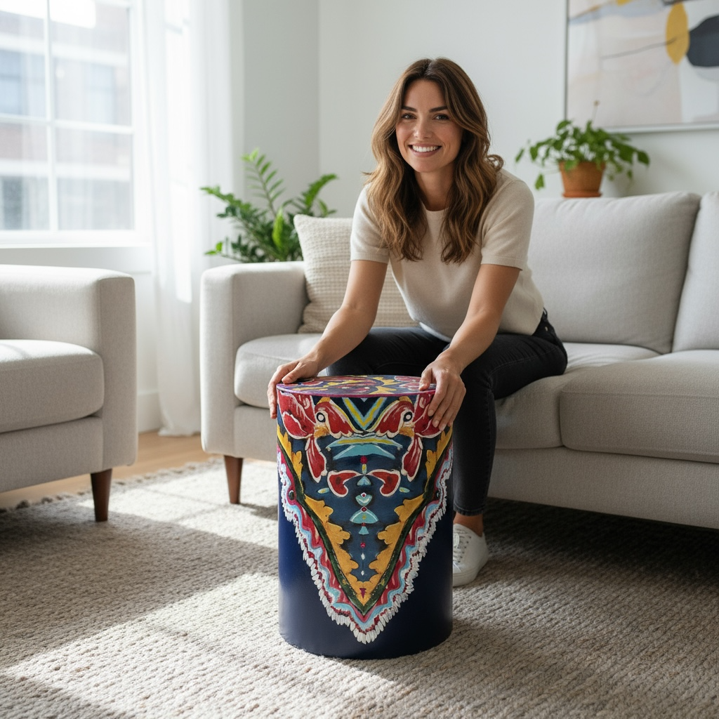 Gipsy Mas Ahşap Sehpa