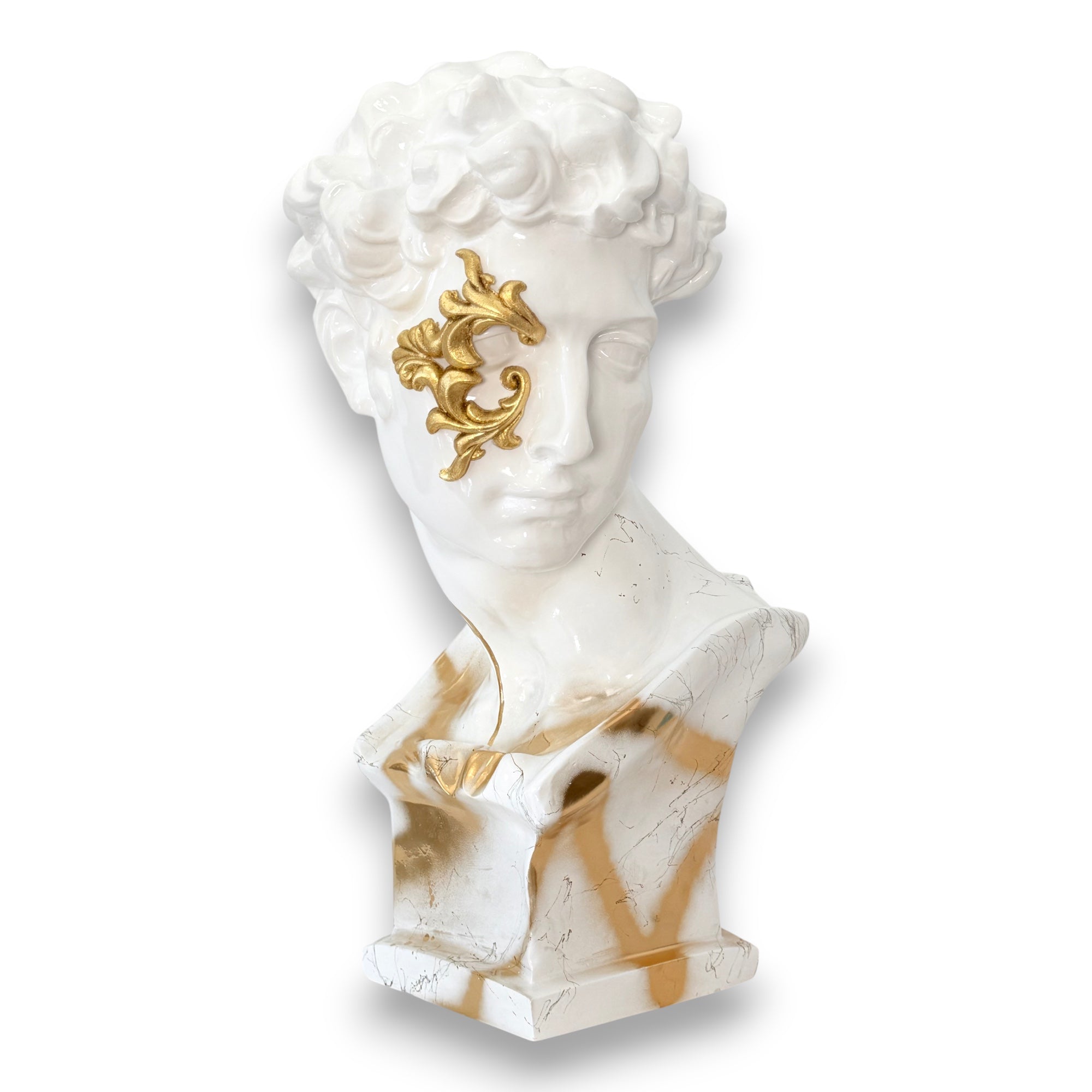 Giuliano De’ Medici | Altın Göz Detaylı Beyaz Tasarım