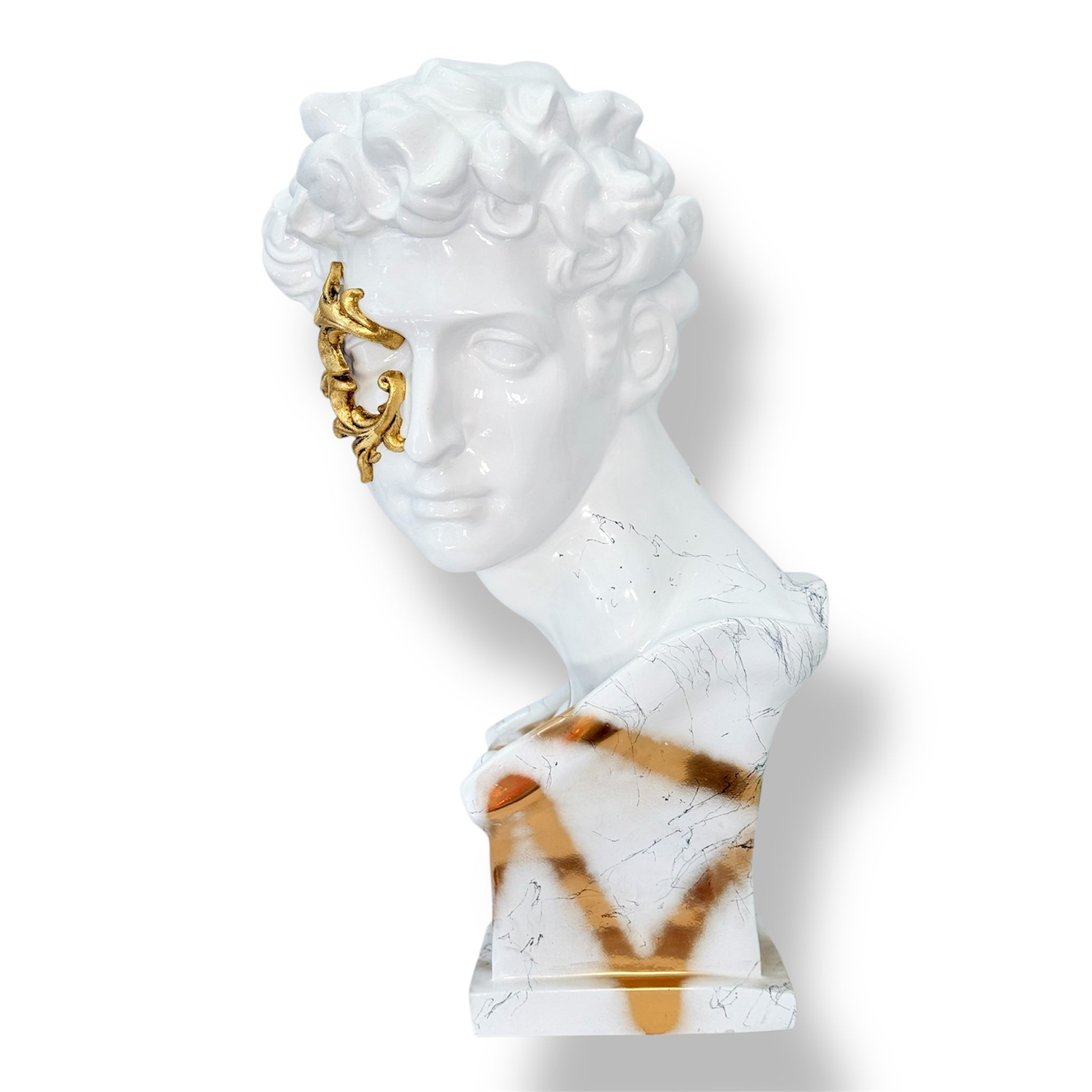 Giuliano De’ Medici | Altın Göz Detaylı Beyaz Tasarım