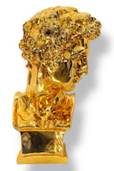 Giuliano De’ Medici Büstü | Gold Krom Kaplama-Heykel-And Iconic Art Store-NowShopFun