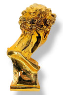 Giuliano De’ Medici Büstü | Gold Krom Kaplama-Heykel-And Iconic Art Store-NowShopFun