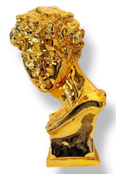 Giuliano De’ Medici Büstü | Gold Krom Kaplama-Heykel-And Iconic Art Store-NowShopFun