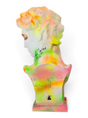 Giuliano De’ Medici Heykeli | Altın Göz Maskeli Love Graffiti Pop Art | Koleksiyon Figürü