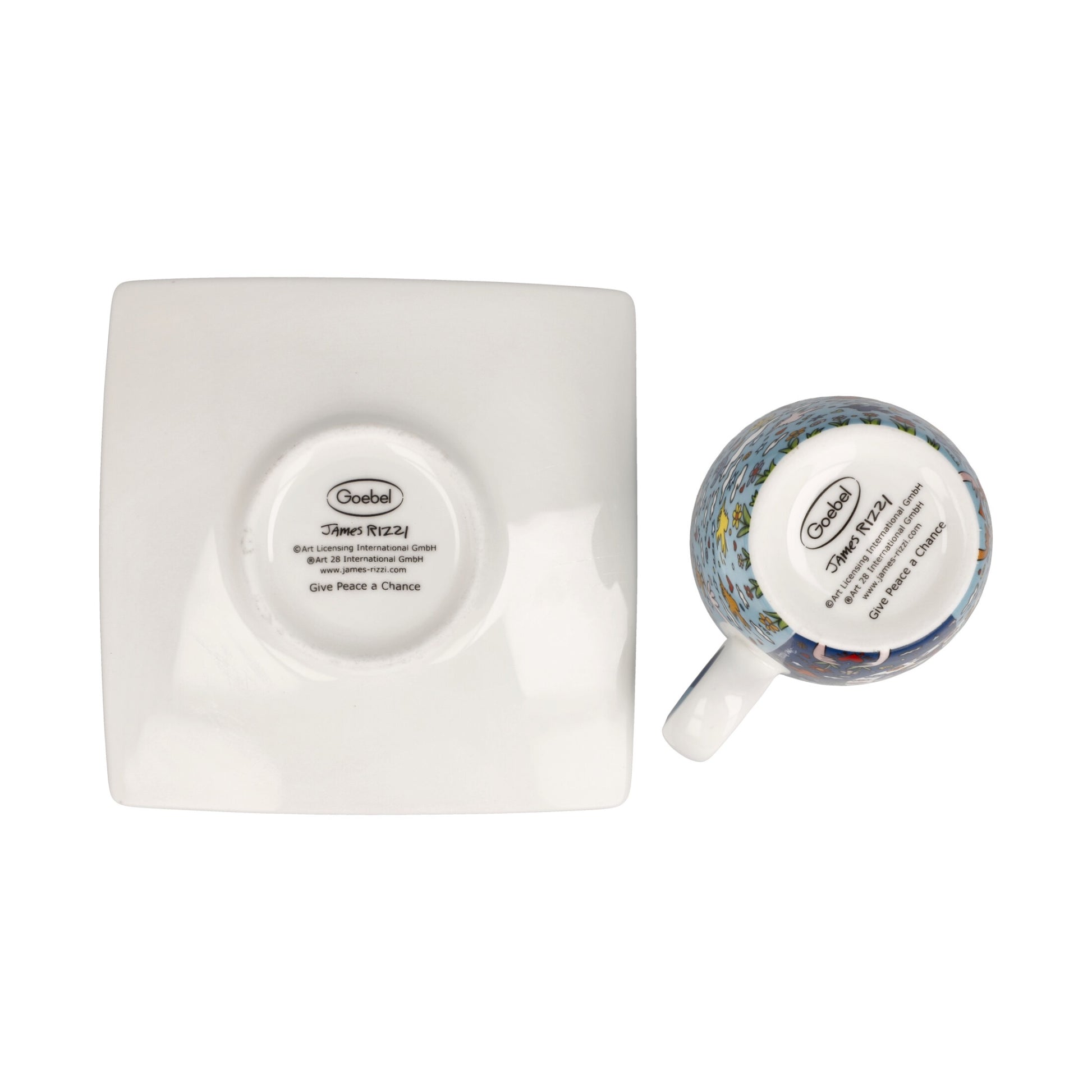 Give PeAce a Chance Fincan - James Rizzi Koleksiyonu