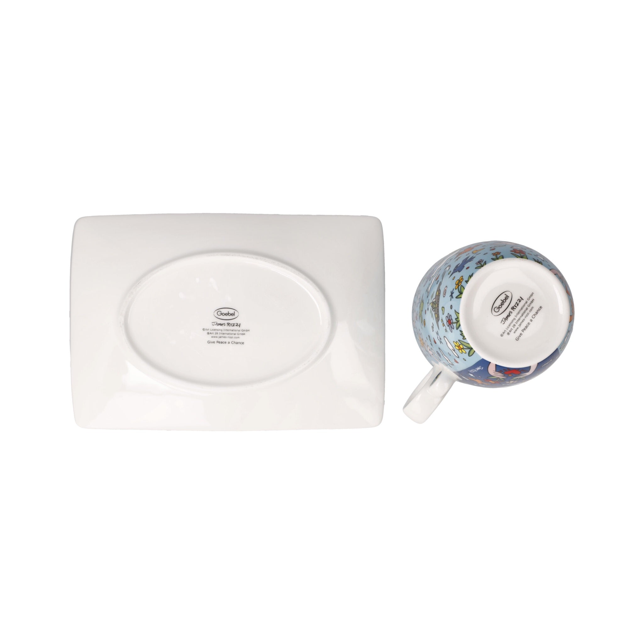 Give PeAce a Chance Kupa - James Rizzi Koleksiyonu