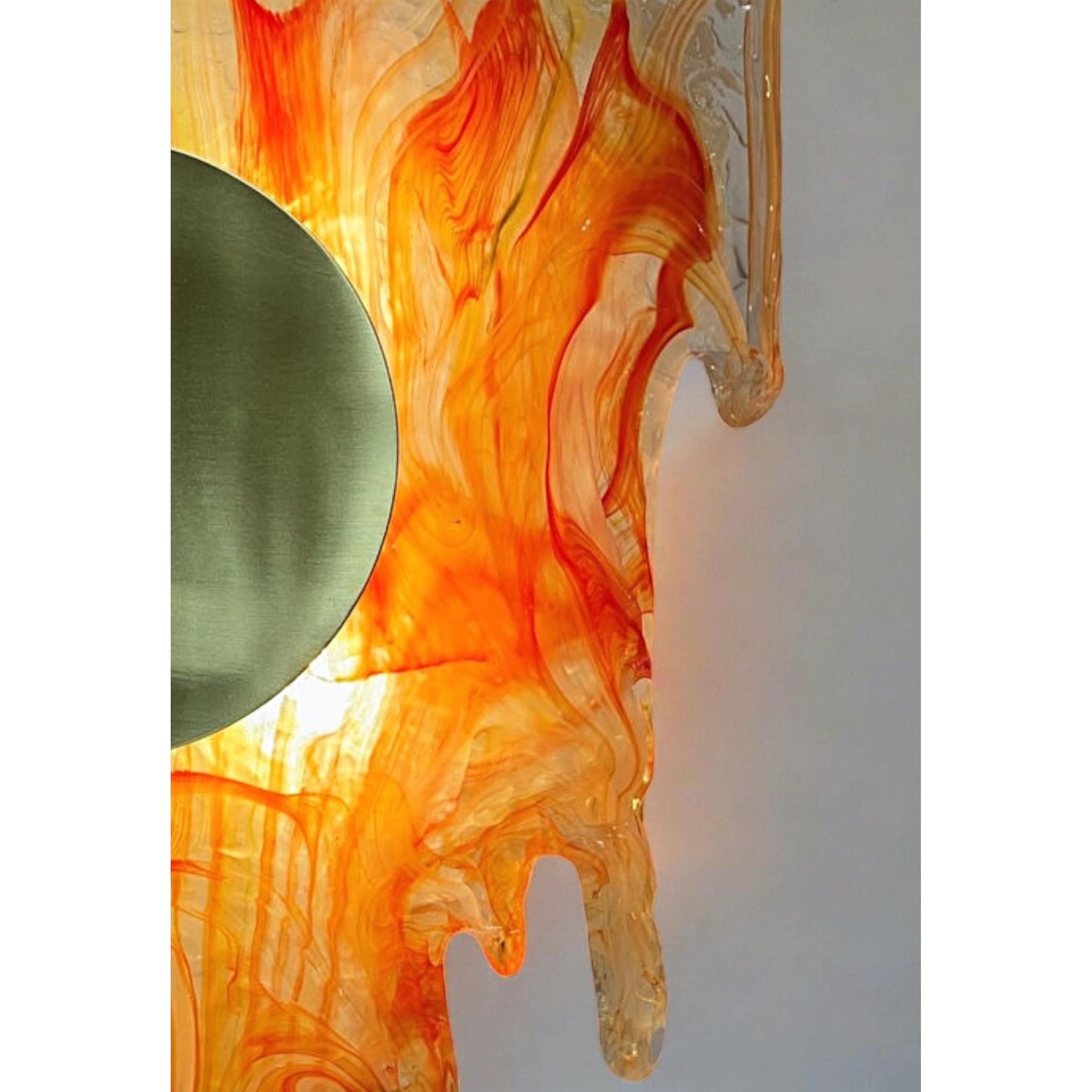 Glass Volcanic Duvar Apliği-Aplik-TIFTIX-NowShopFun