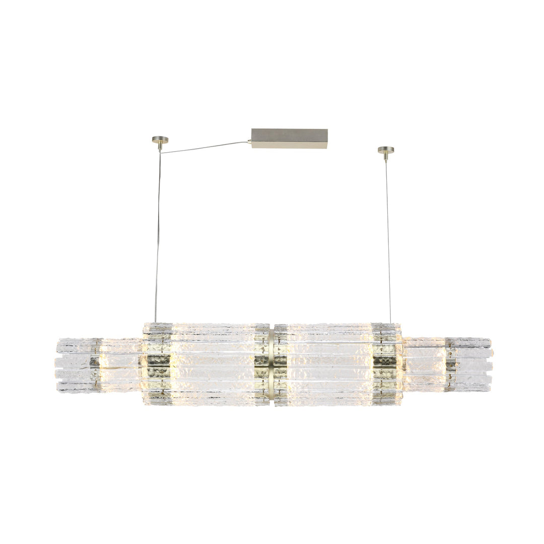Gleam Kristal Camlı Lineer Avize-Avize-Atolye Store-135 cm Masa Üstü-NowShopFun