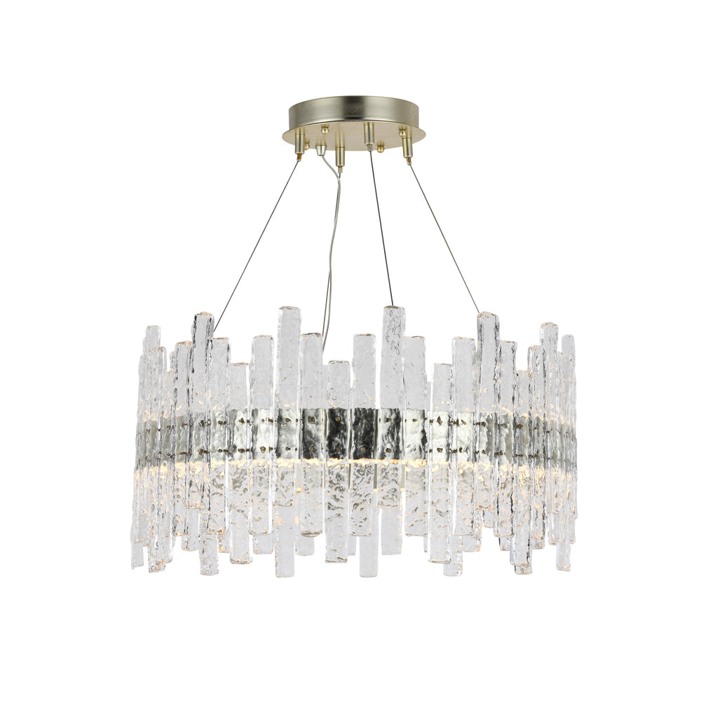 Gleam Kristal Camlı Lineer Avize-Avize-Atolye Store-60 cm Yuvarlak-NowShopFun