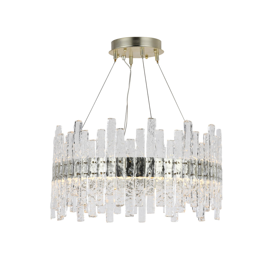 Gleam Kristal Camlı Lineer Avize-Avize-Atolye Store-60 cm Yuvarlak-NowShopFun