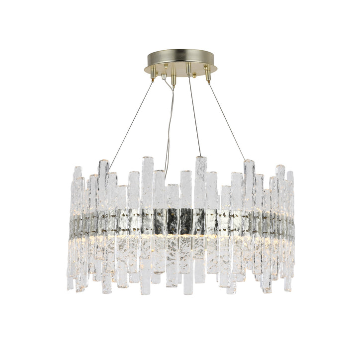 Gleam Kristal Camlı Lineer Avize-Avize-Atolye Store-60 cm Yuvarlak-NowShopFun