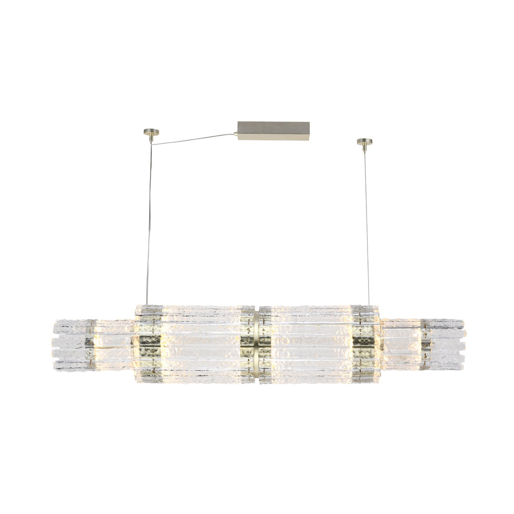 Gleam Kristal Camlı Yuvarlak Avize-Avize-Atolye Store-135 cm Masa Üstü-NowShopFun