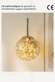 Glow Peri Led Cam Duvar Apliği-Aplik-Alldesco-GOLD-NowShopFun