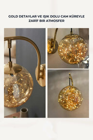 Glow Peri Led Cam Duvar Apliği-Aplik-Alldesco-GOLD-NowShopFun