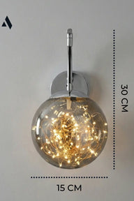 Glow Peri Led Cam Duvar Apliği-Aplik-Alldesco-GOLD-NowShopFun