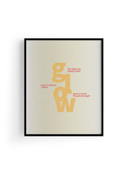 Glow Within | Tipografi Posteri