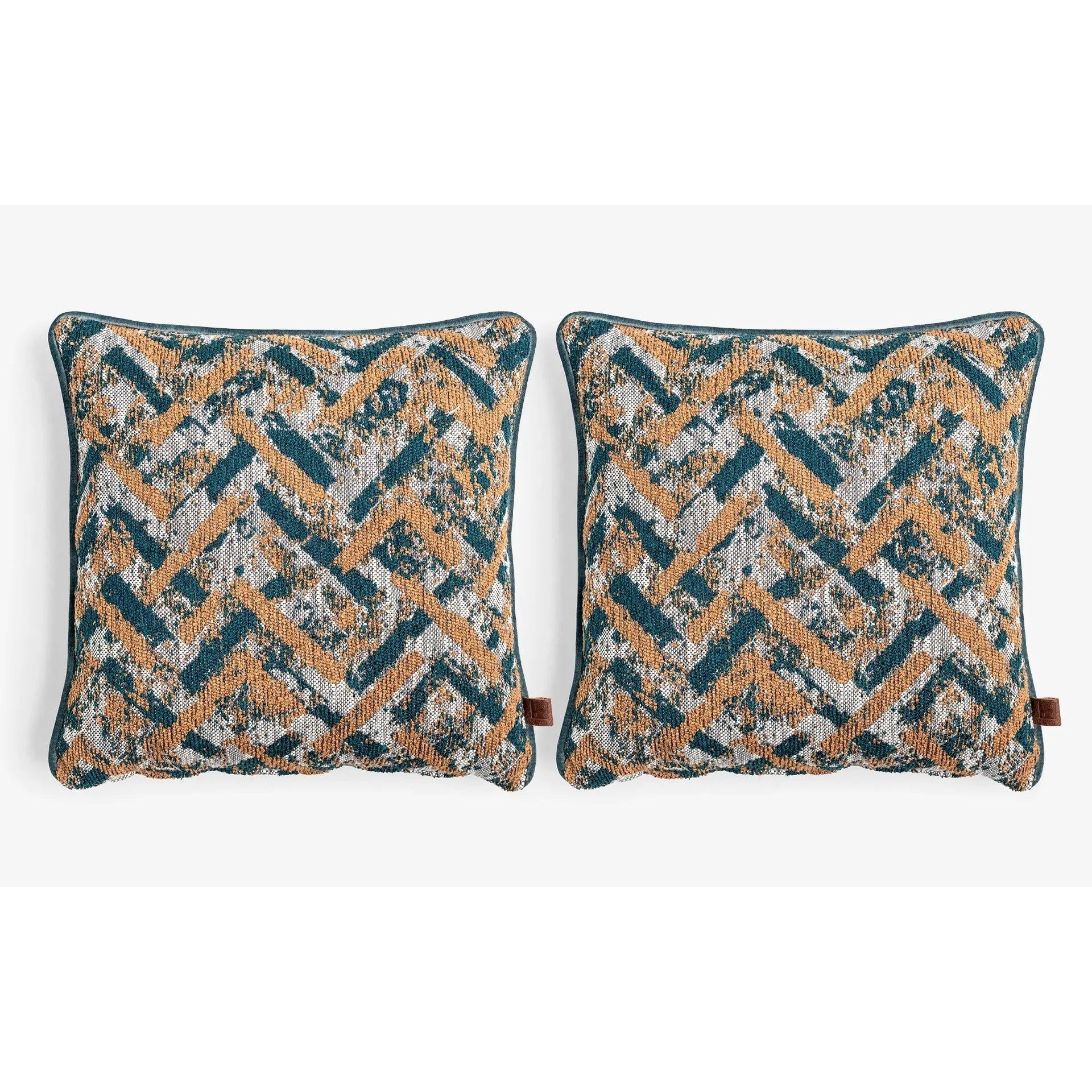 Gofre Dokulu Kırlent 2'Li Set