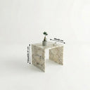 Gold Calacatta Viola Mermer Yan Sehpa-Yan Sehpa-Adomar Marble-NowShopFun