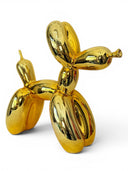 Gold Krom Balon Köpek Heykeli | Lüks Pop Art Tasarım