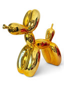 Gold Krom Balon Köpek Heykeli | Lüks Pop Art Tasarım