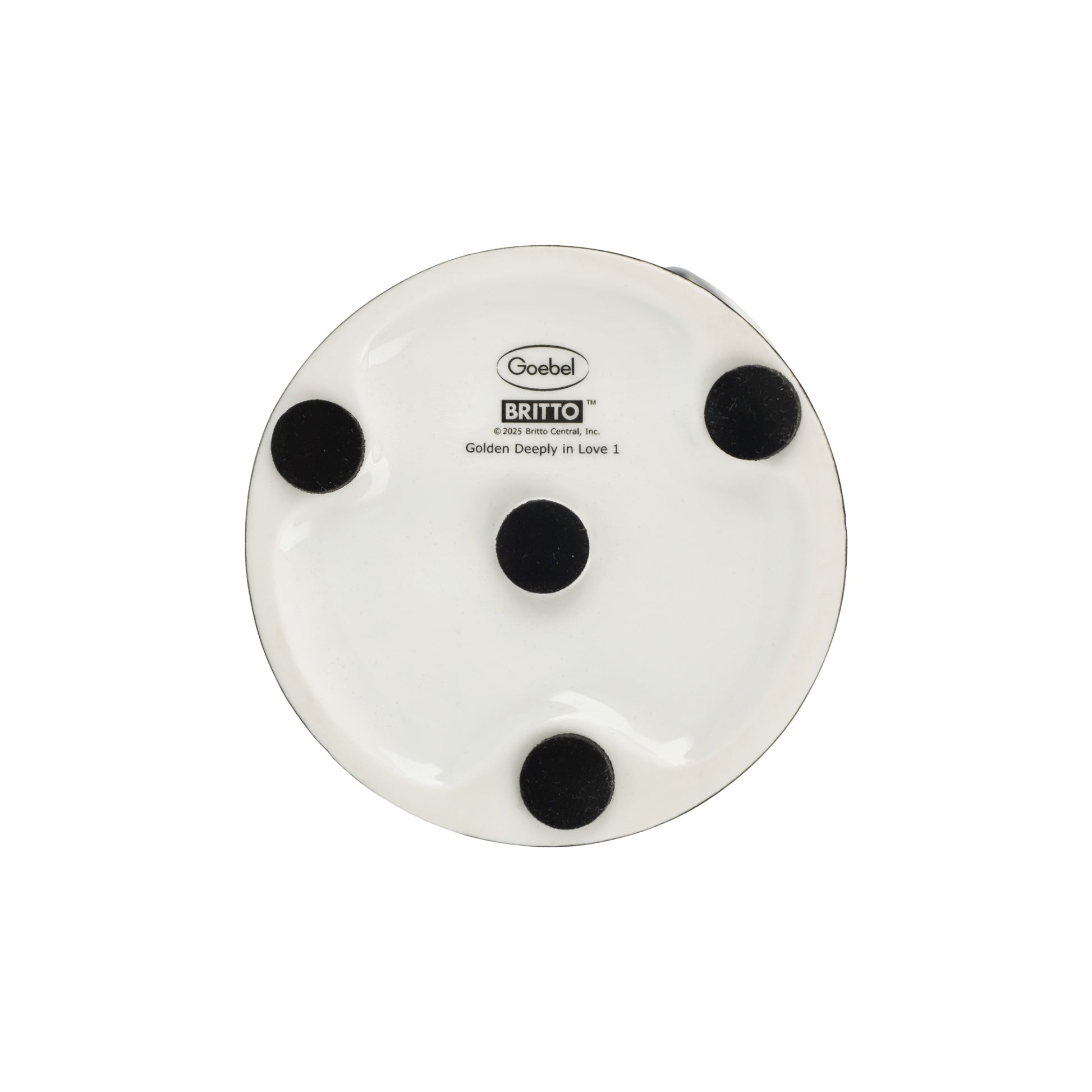 Golden Deeply In Love I Figur - Romero Britto Koleksiyonu