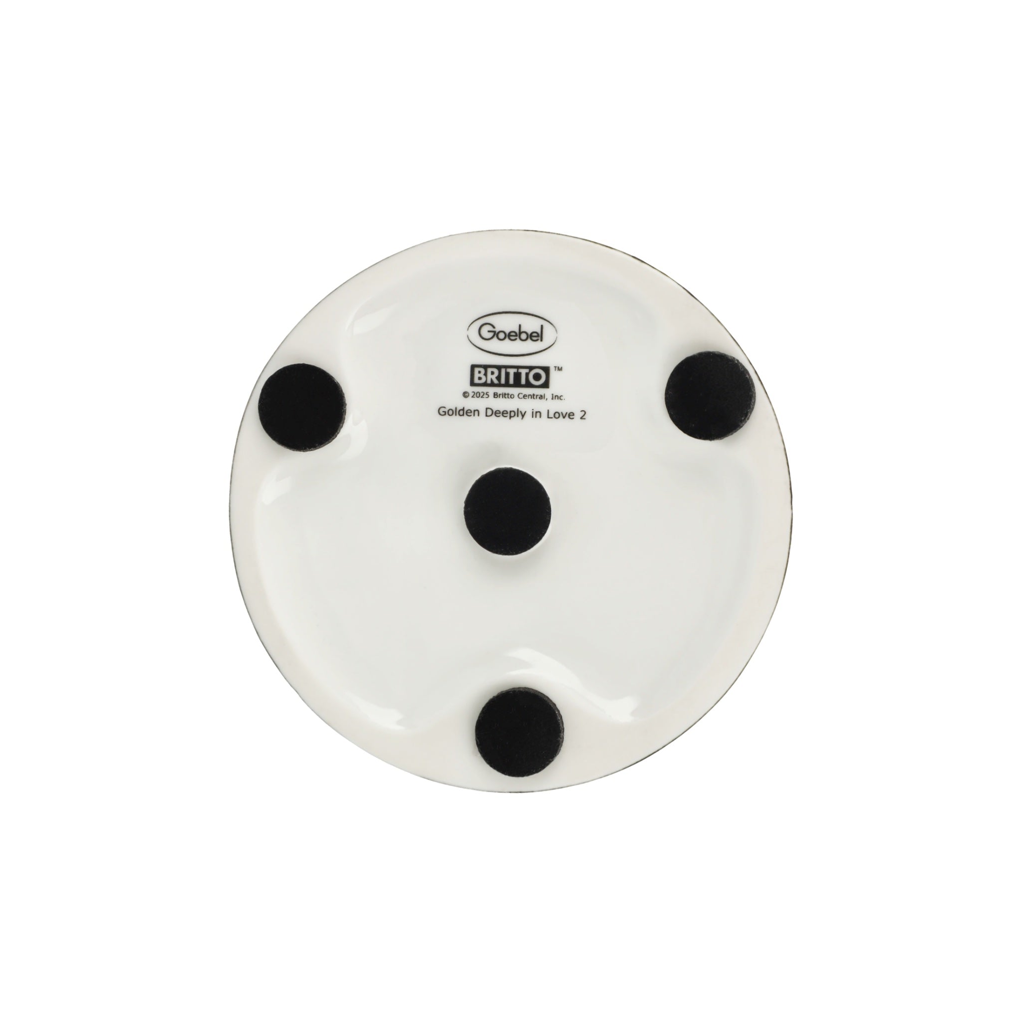 Golden Deeply In Love Ii Figur - Romero Britto Koleksiyonu