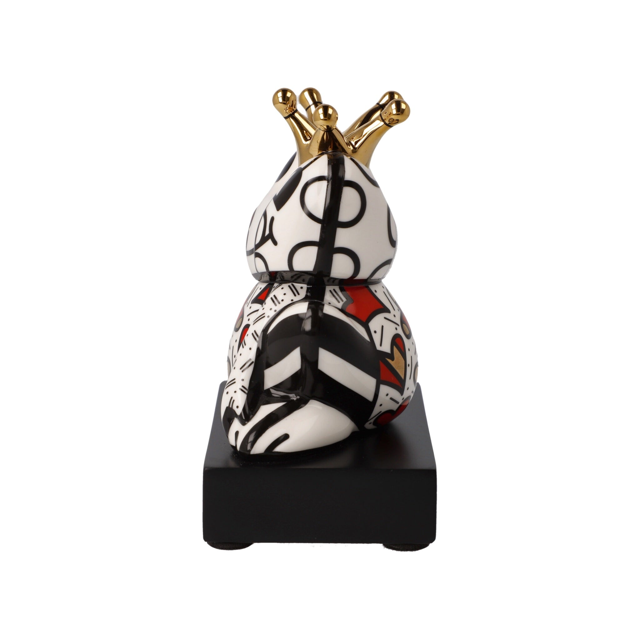 Golden Prince Figur - Romero Britto Koleksiyonu