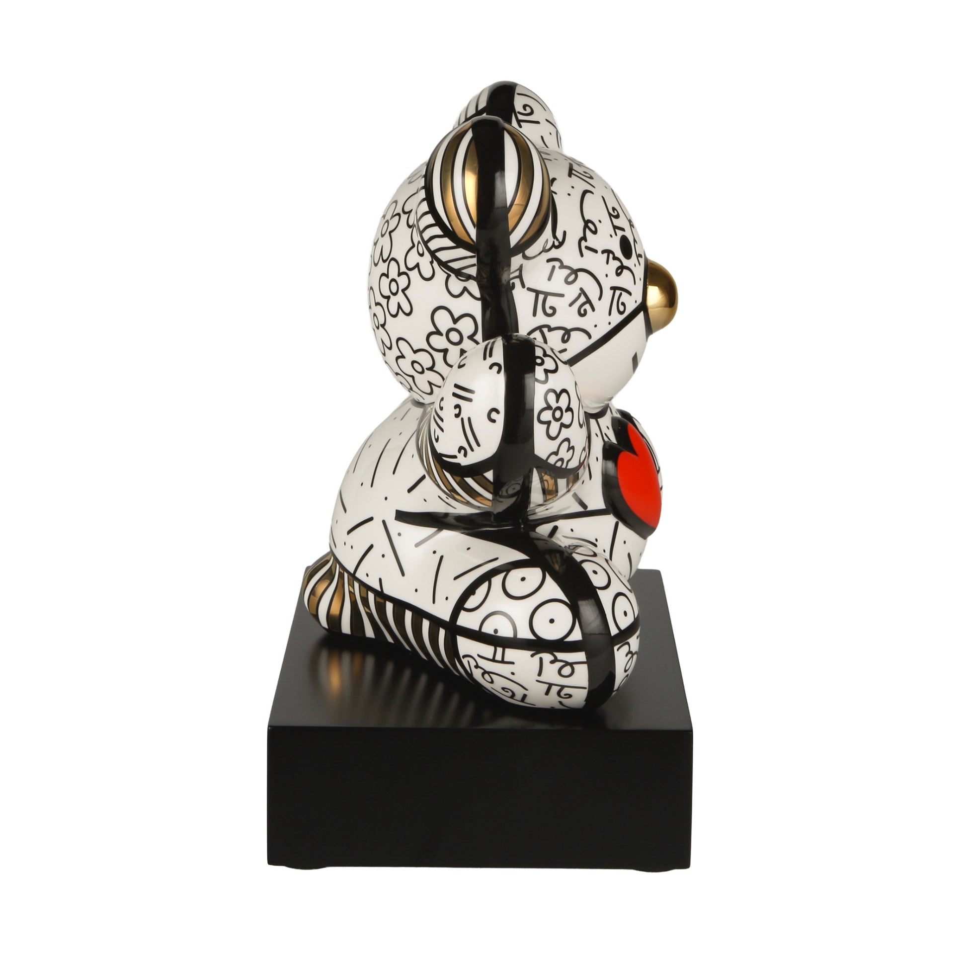 Golden Truly Yours Figur - Romero Britto Koleksiyonu Limited Edition