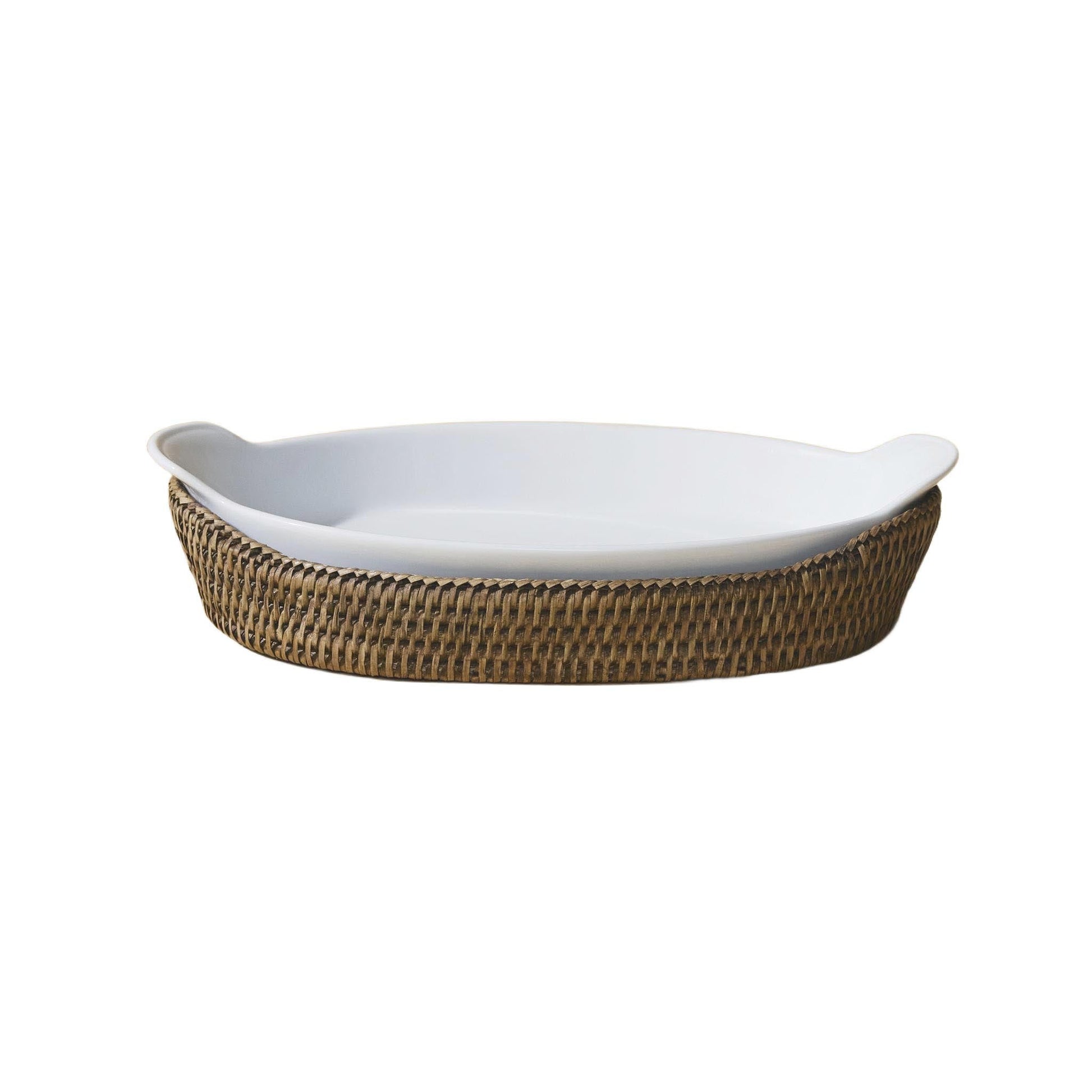 Gondol Rattan Fırın Kabı