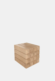 Görünge Masif Meşe Yan Sehpa-Yan Sehpa-Muuf-32-Meşe-NowShopFun