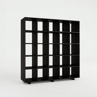 Grid 05 Ahşap Kitaplık-Kitaplık-Stöff Mobel-75 cm-Naturel-NowShopFun