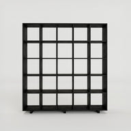 Grid 05 Ahşap Kitaplık-Kitaplık-Stöff Mobel-75 cm-Naturel-NowShopFun