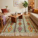 Granada Geometrik Tasarımlı Yün Kilim 117 X 174 Cm