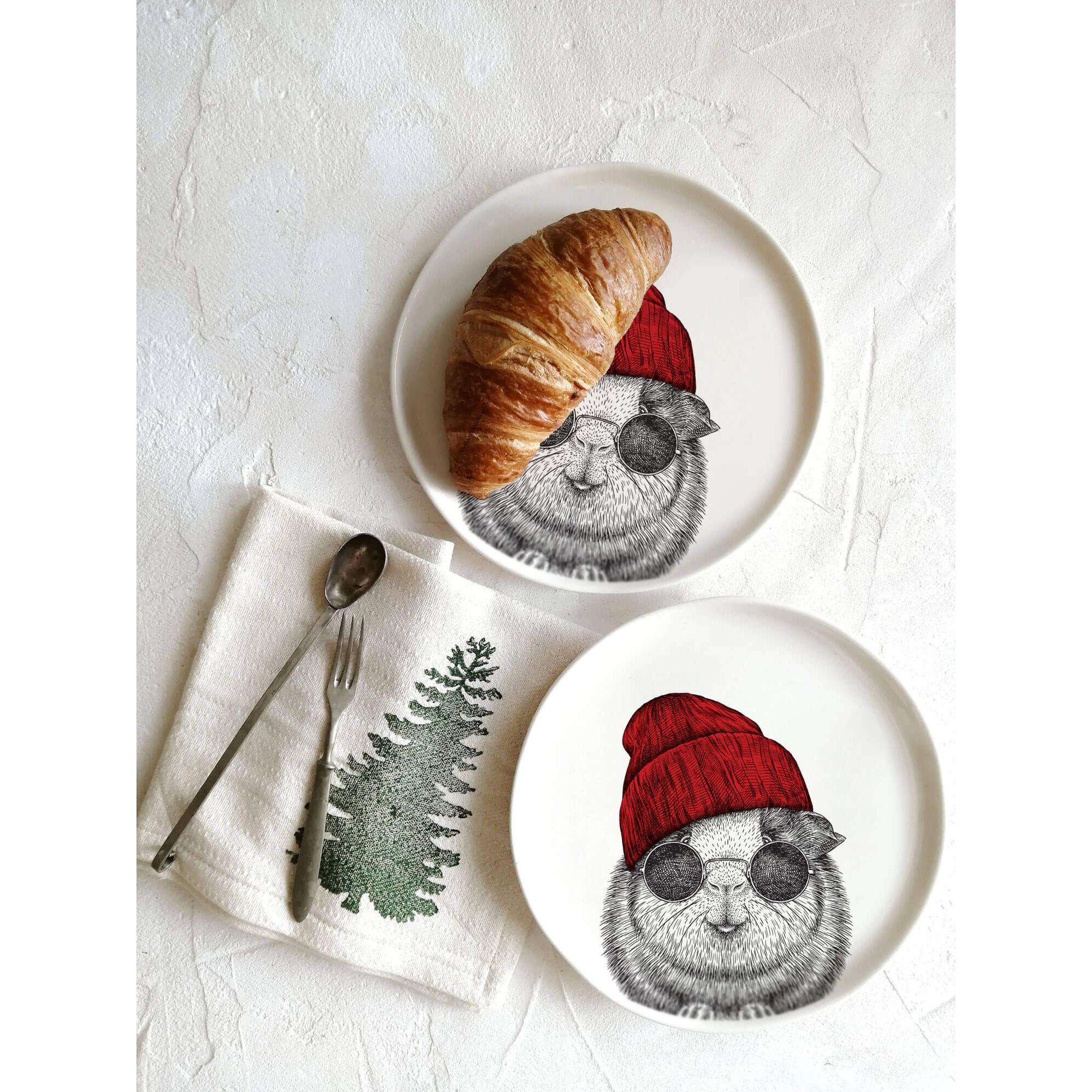 Gravür Hayvan Tabak - Fare