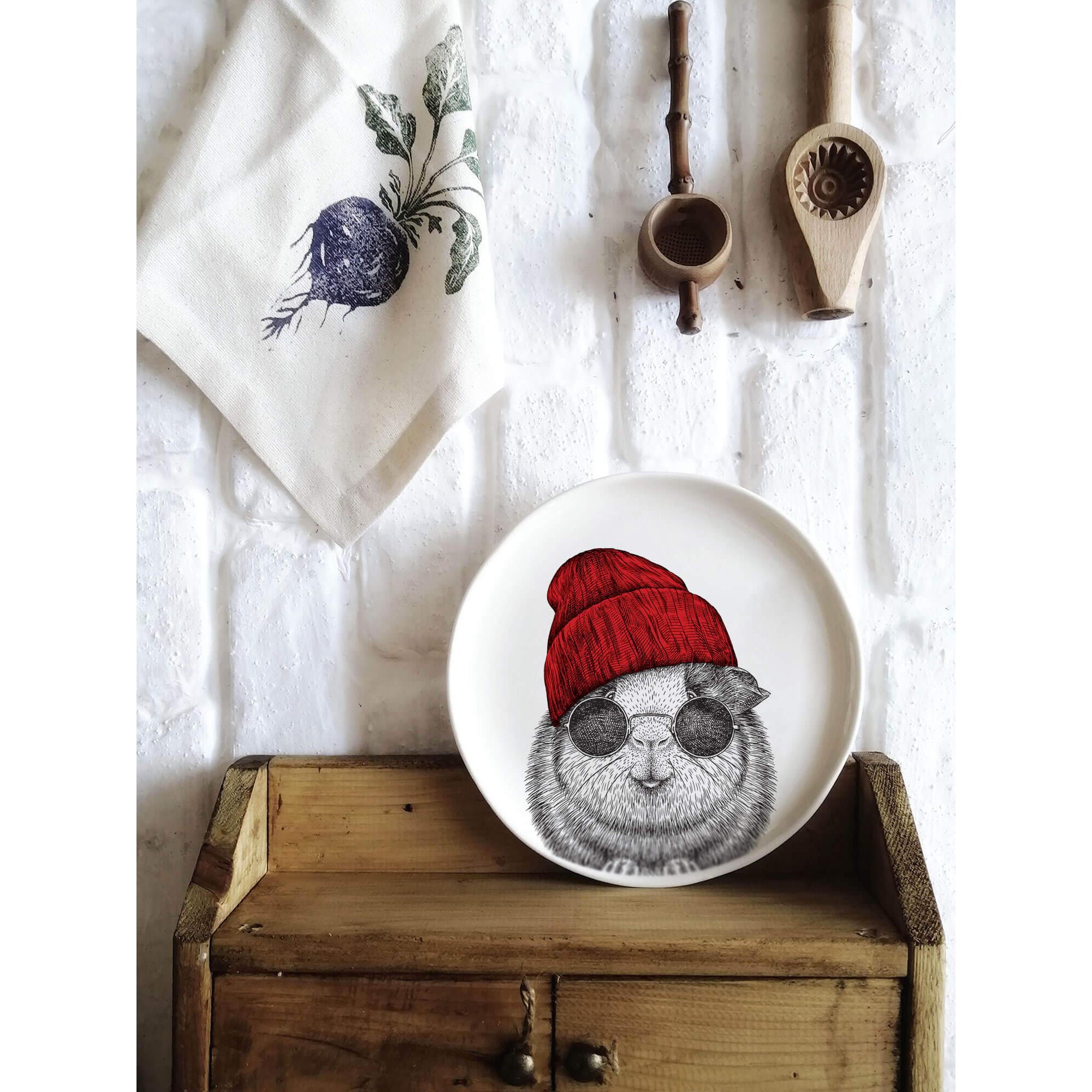 Gravür Hayvan Tabak - Fare