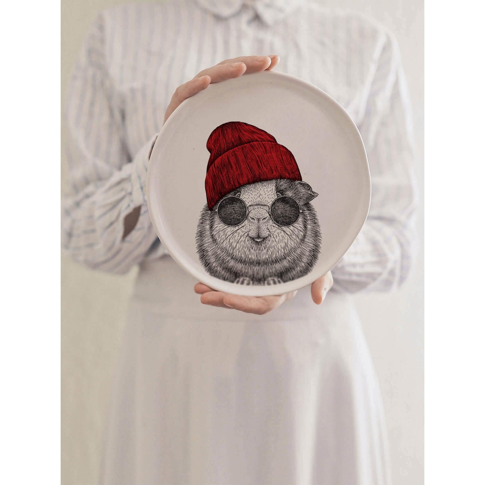 Gravür Hayvan Tabak - Fare