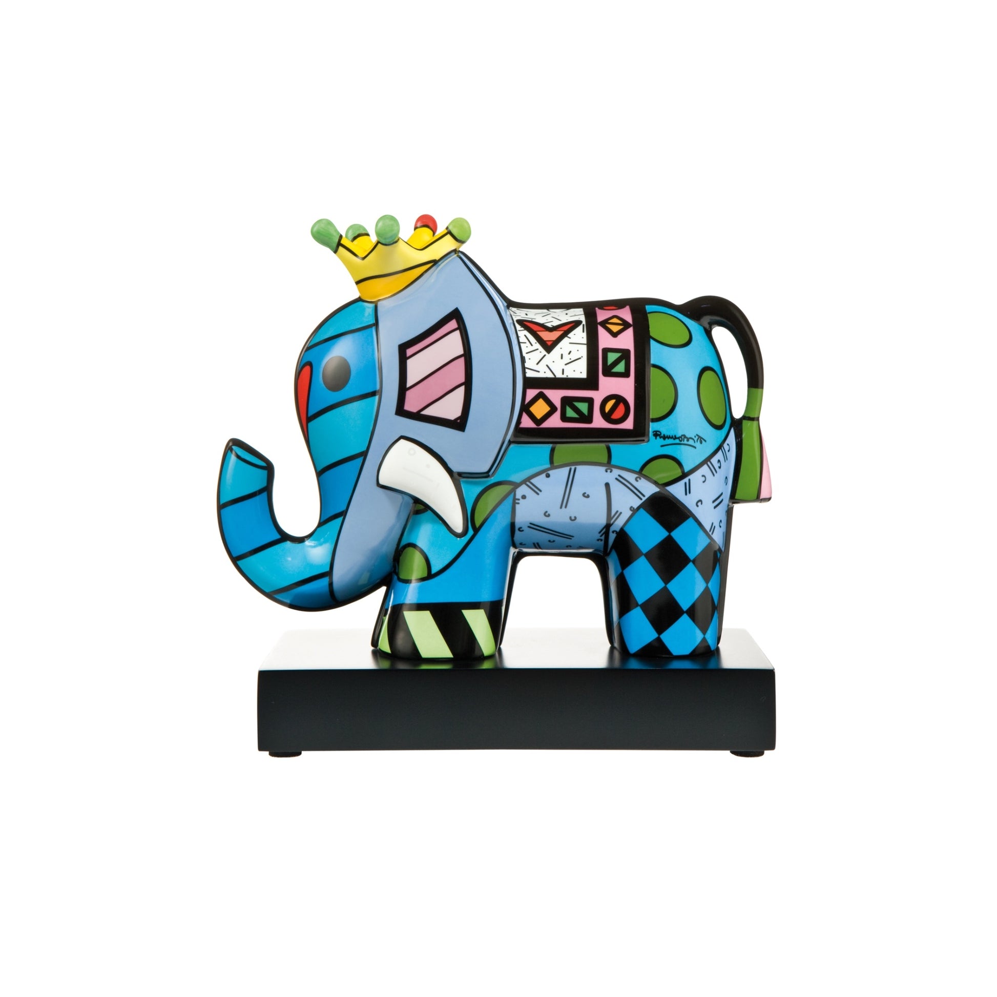 Great India Figur - Romero Britto Koleksiyonu