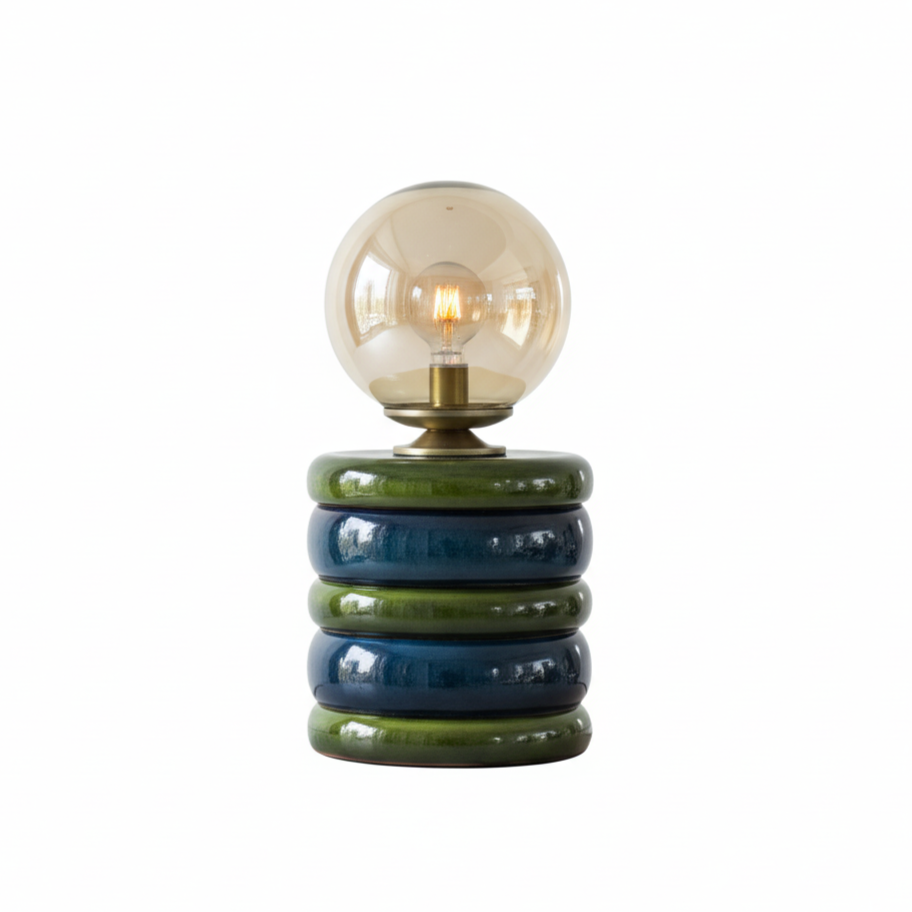 Green & Navy Masa Lambası - Lumos Series