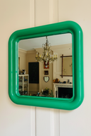 Green Retro Tasarım Ayna