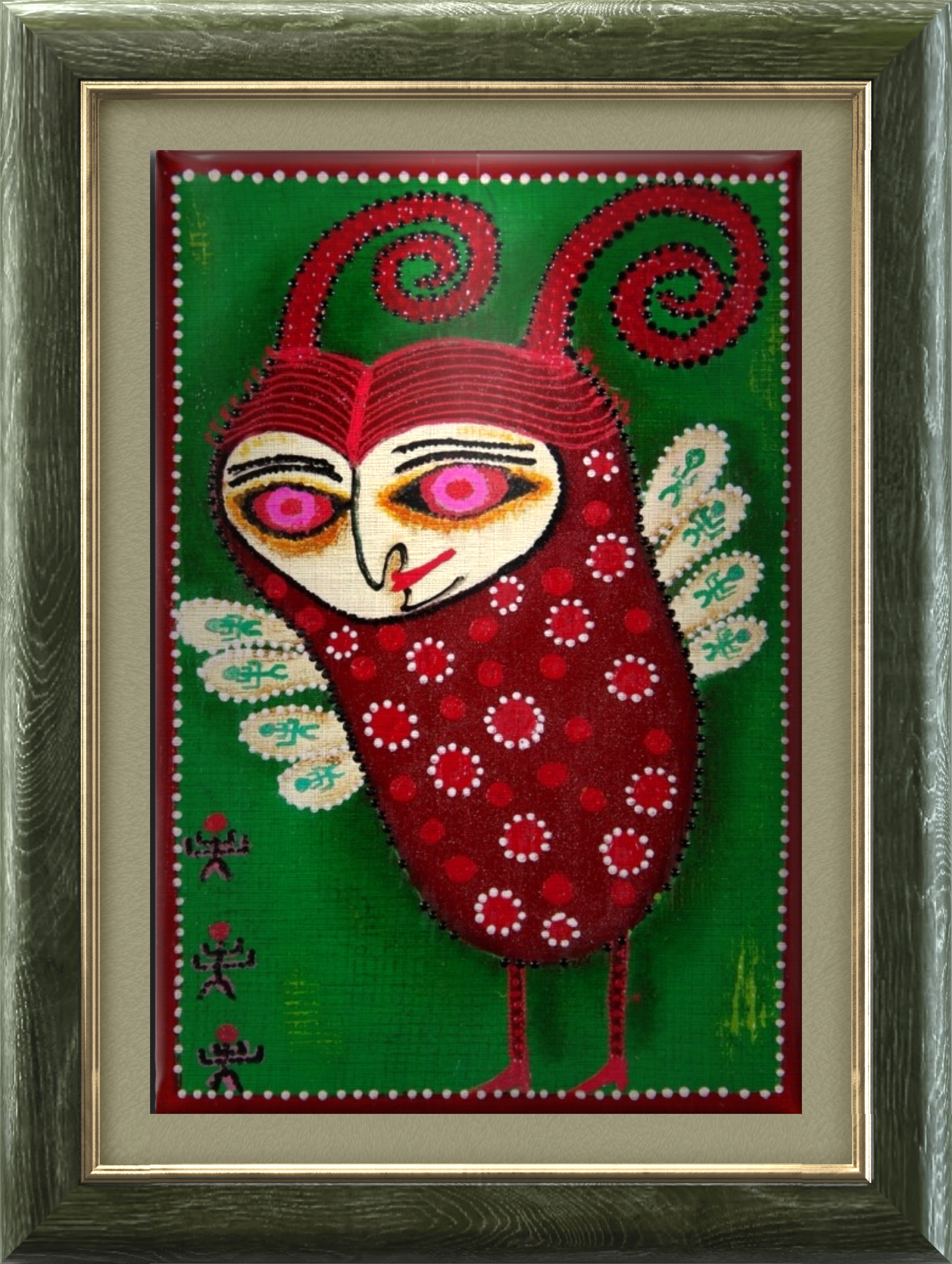 Gregor Samsa Tablo El Yapımı Ahşap Üzerine Akrilik Duvar Dekoru