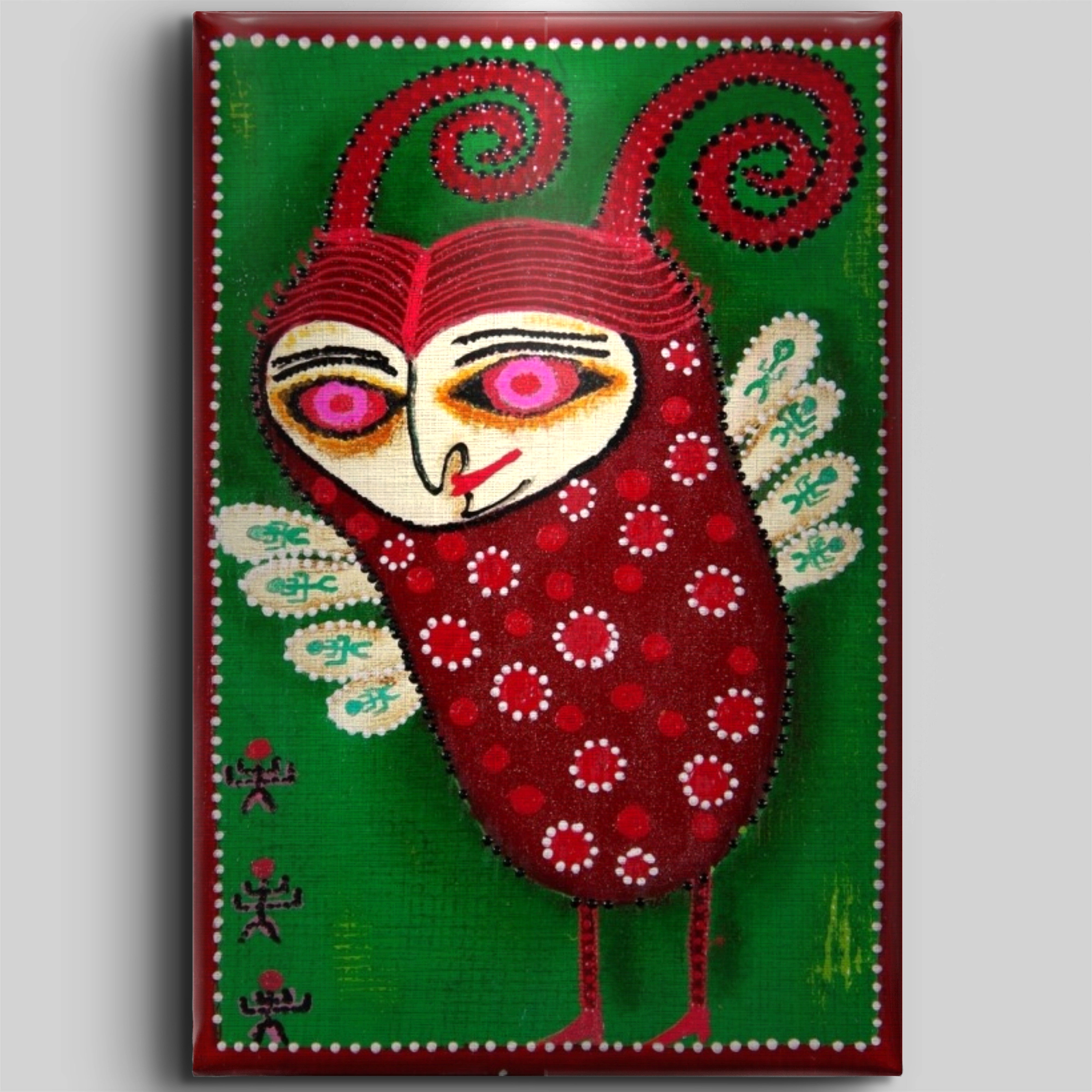 Gregor Samsa Tablo El Yapımı Ahşap Üzerine Akrilik Duvar Dekoru