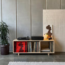 GRID 01 PLEX Ahşap Plaklık-Plaklık-Stöff Mobel-75 cm-Naturel-Şeffaf-NowShopFun