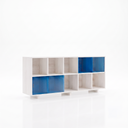 GRID 02 PLEX Ahşap Plaklık-Plaklık-Stöff Mobel-75 cm-Naturel-Şeffaf-NowShopFun