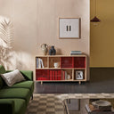 GRID 02 PLEX Ahşap Plaklık-Plaklık-Stöff Mobel-75 cm-Naturel-Şeffaf-NowShopFun