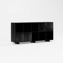 GRID 02 PLEX Ahşap Plaklık-Plaklık-Stöff Mobel-75 cm-Naturel-Şeffaf-NowShopFun