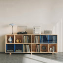 GRID 02 PLEX Ahşap Plaklık-Plaklık-Stöff Mobel-75 cm-Naturel-Şeffaf-NowShopFun