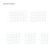 Grid 03 Ahşap Plaklık-Plaklık-Stöff Mobel-75 cm-Naturel-NowShopFun