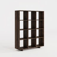 Grid 04 Ahşap Kitaplık-Kitaplık-Stöff Mobel-75 cm-Naturel-NowShopFun