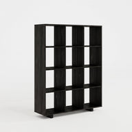 Grid 04 Ahşap Kitaplık-Kitaplık-Stöff Mobel-75 cm-Naturel-NowShopFun