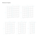 GRID 05 Ahşap Kitaplık